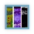 Chemical maps produced from Raman imaging of the inner retina, banding due to the different layers is clearly visible
